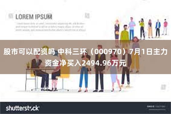 股市可以配资吗 中科三环（000970）7月1日主力资金净买入2494.96万元