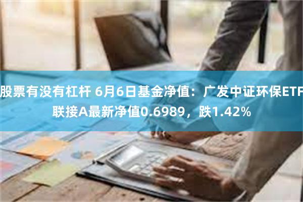 股票有没有杠杆 6月6日基金净值：广发中证环保ETF联接A最新净值0.6989，跌1.42%