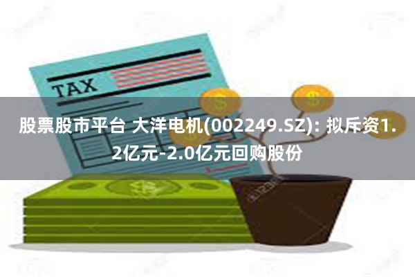 股票股市平台 大洋电机(002249.SZ): 拟斥资1.2亿元-2.0亿元回购股份