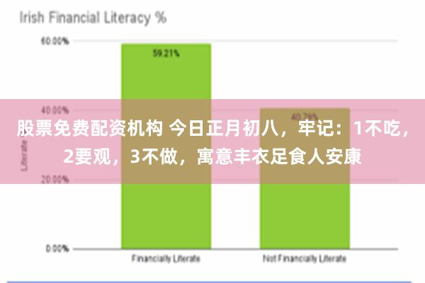 股票免费配资机构 今日正月初八，牢记：1不吃，2要观，3不做，寓意丰衣足食人安康